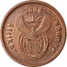 Coin, South Africa, 5 Cents, 2003, AU(50-53), Copper Plated Steel, KM:324