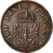 Coin, German States, PRUSSIA, Friedrich Wilhelm IV, Pfennig, 1853, EF(40-45)