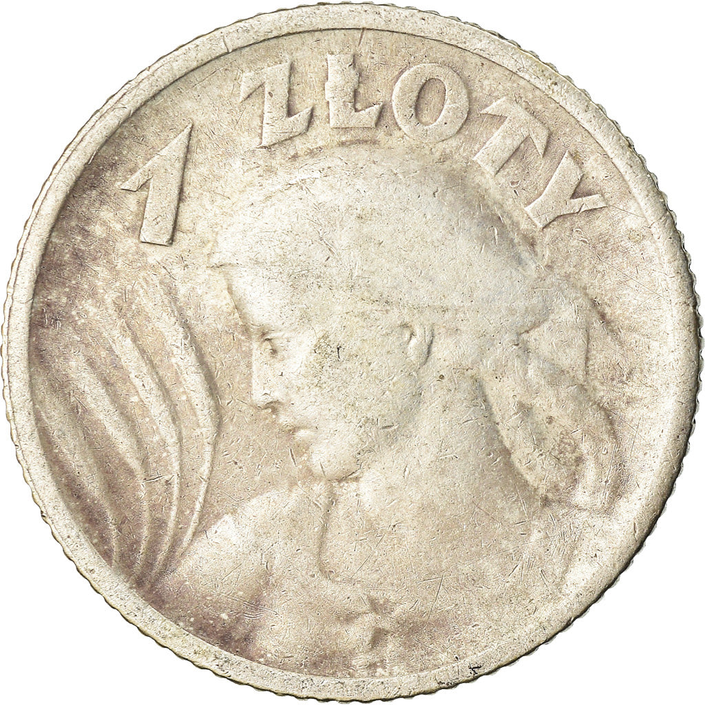 Moneda, Polonia, Zloty, 1924, BC+, Plata, KM:15