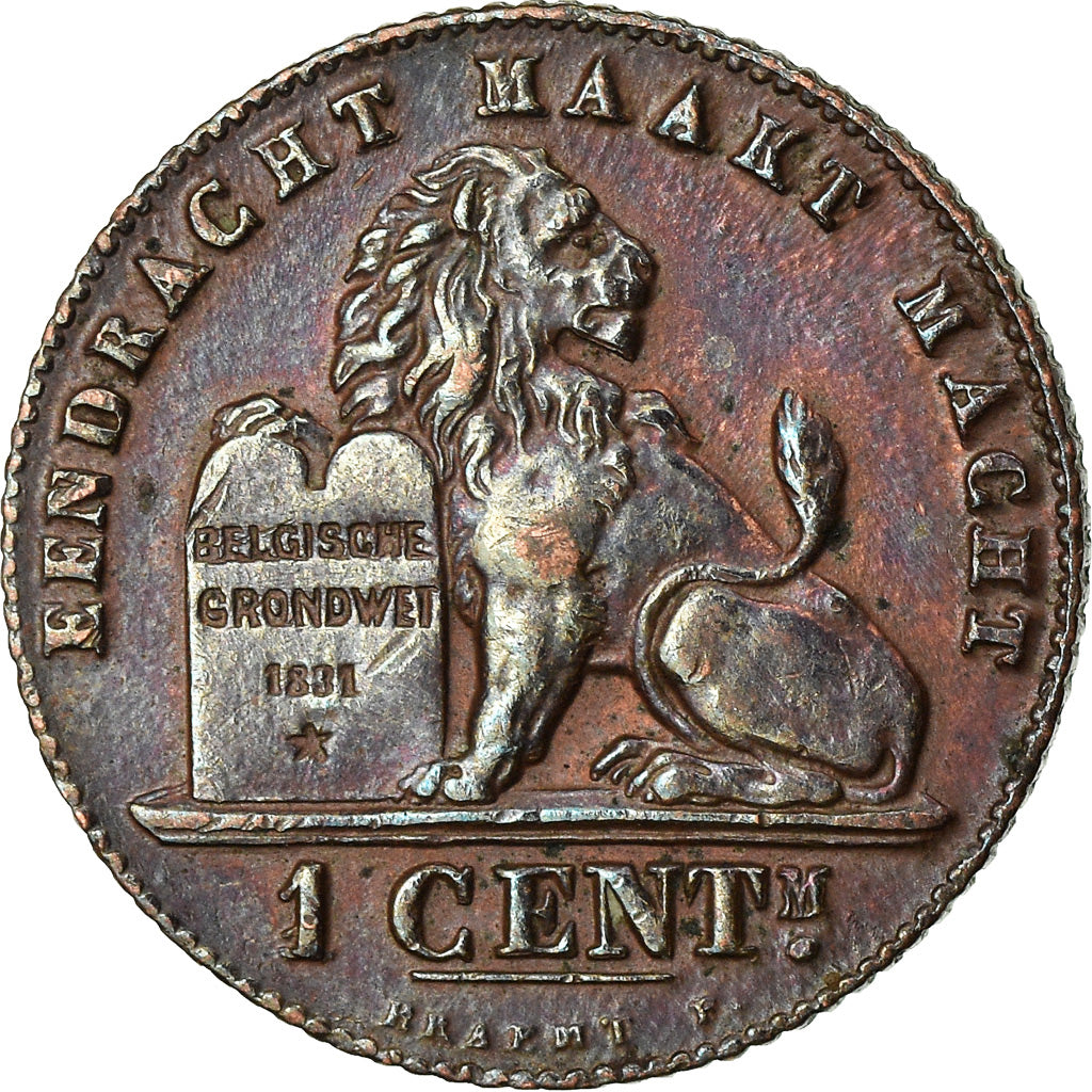 Moneta, Belgio, Centime, 1914, BB+, Rame, KM:76