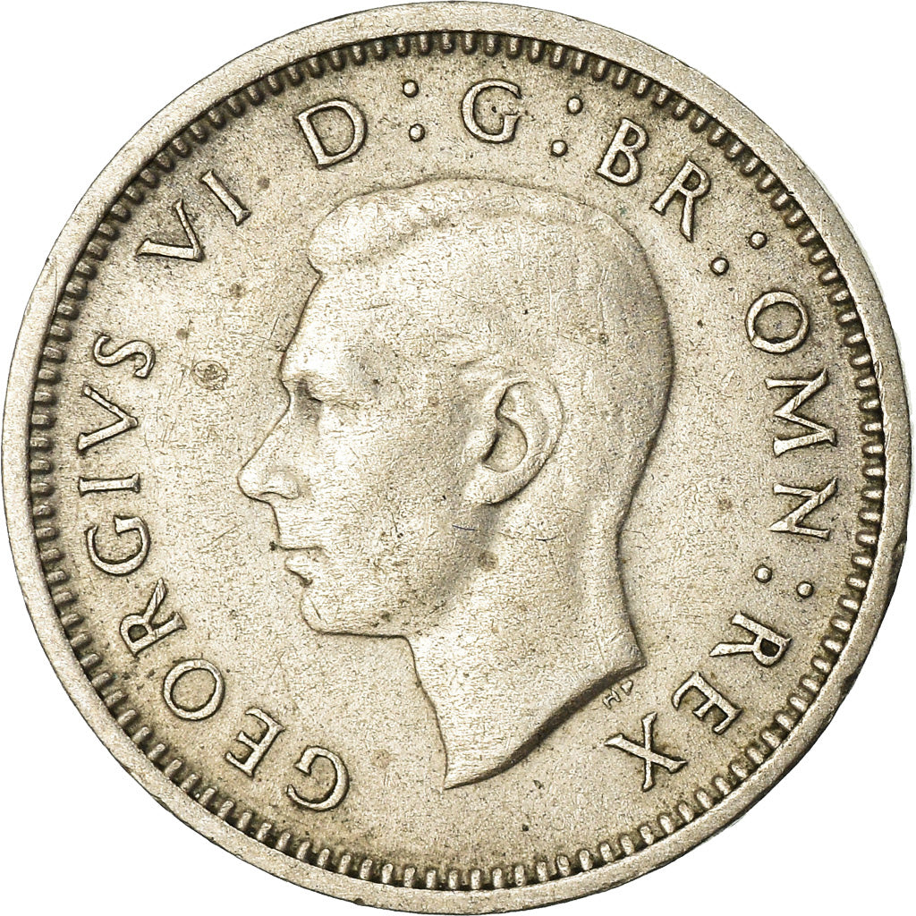 Coin, Great Britain, George VI, 3 Pence, 1944, EF(40-45), Silver, KM:848
