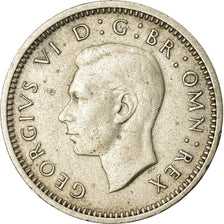 Coin, Great Britain, George VI, 3 Pence, 1944, EF(40-45), Silver, KM:848