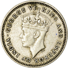 Coin, Guyana, 4 Pence, 1945, EF(40-45), Silver, KM:30a