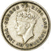 Coin, Guyana, 4 Pence, 1945, EF(40-45), Silver, KM:30a