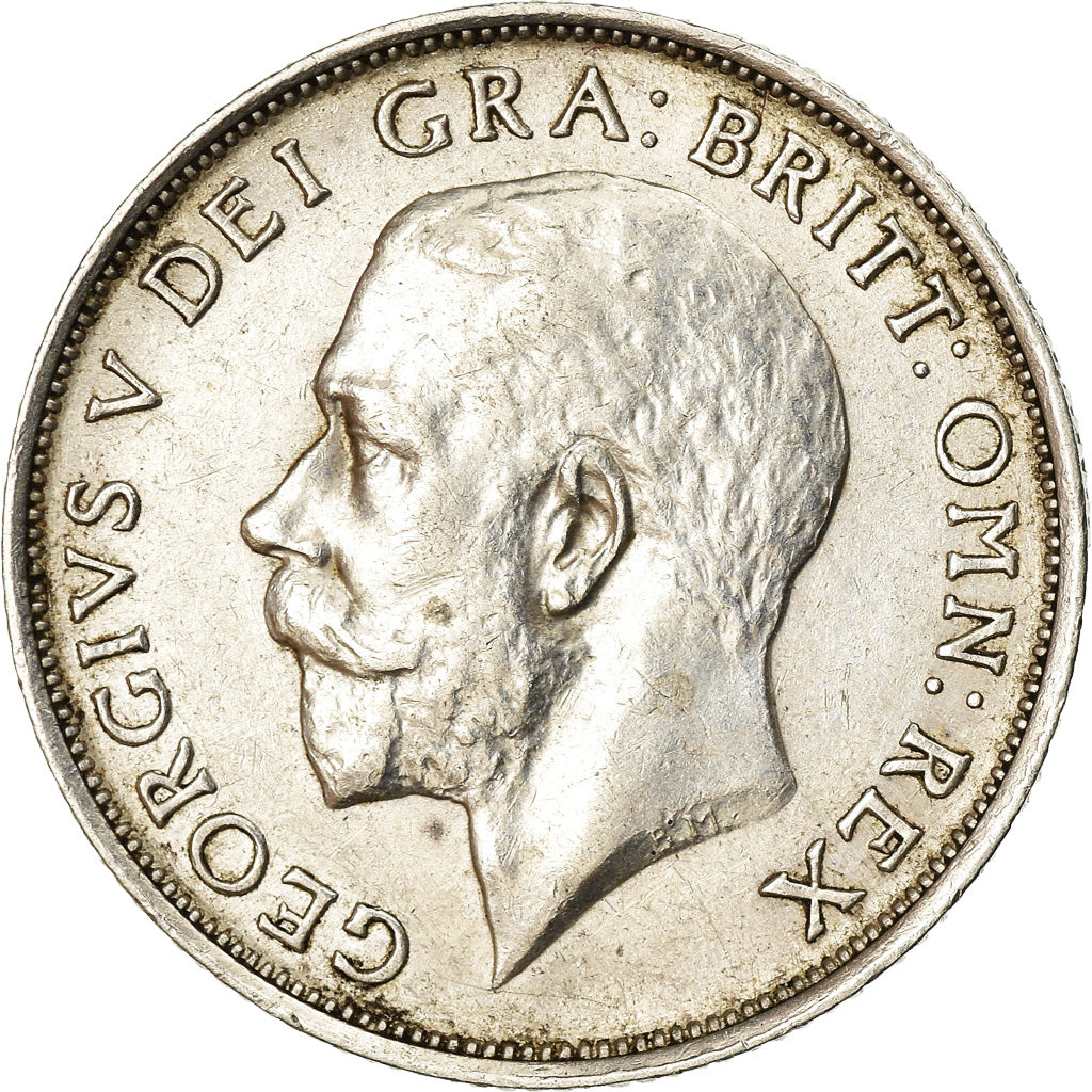 Coin, Great Britain, George V, Shilling, 1916, AU(50-53), Silver, KM:816