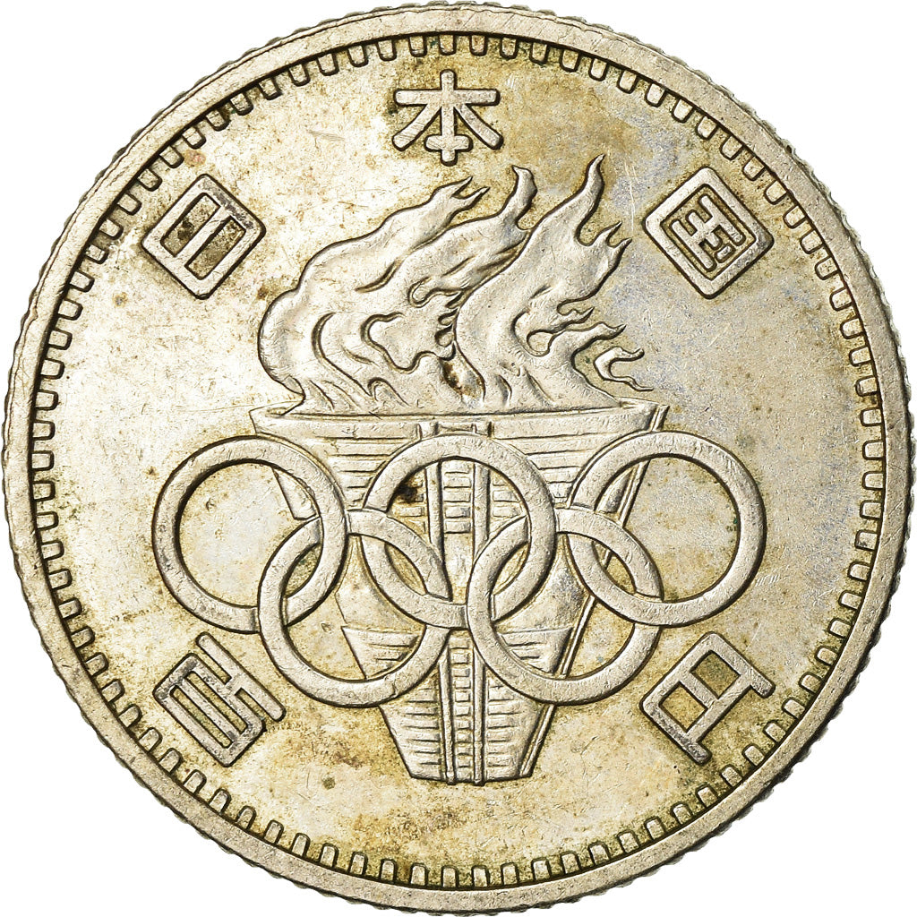 Coin, Japan, Hirohito, 100 Yen, 1964, AU(50-53), Silver, KM:79