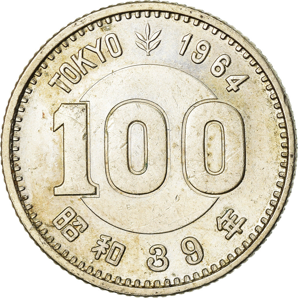 Coin, Japan, Hirohito, 100 Yen, 1964, AU(50-53), Silver, KM:79