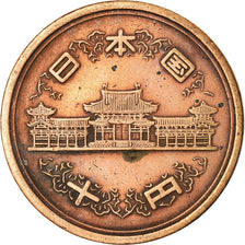 Coin, Japan, Hirohito, 10 Yen, 1963, EF(40-45), Bronze, KM:73a
