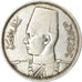 Coin, Egypt, Farouk, 5 Piastres, 1937/AH1356, British Royal Mint, VF(30-35)