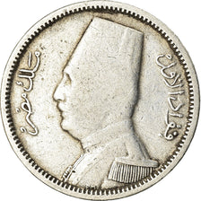 Coin, Egypt, Fuad I, 2 Piastres, 1929/AH1348, British Royal Mint, VF(20-25)