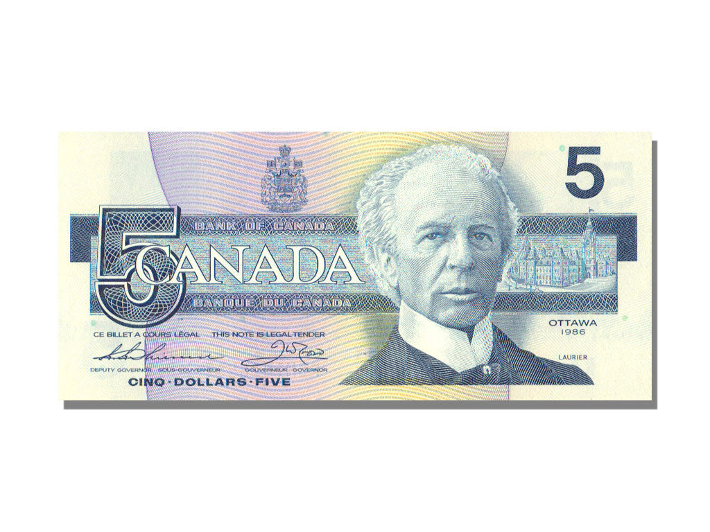 Canada, 5 Dollars, 1986, KM #95b, UNC(65-70), FOM