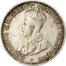 Coin, Australia, George V, Threepence, 1918, Melbourne, EF(40-45), Silver, KM:24