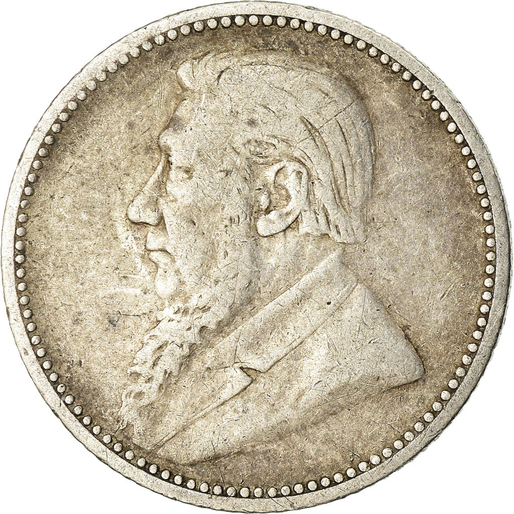 Coin, South Africa, 6 Pence, 1892, VF(20-25), Silver, KM:4