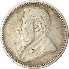Coin, South Africa, 6 Pence, 1892, VF(20-25), Silver, KM:4