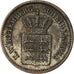 Coin, German States, WURTTEMBERG, Karl I, Kreuzer, 1872, EF(40-45), Silver