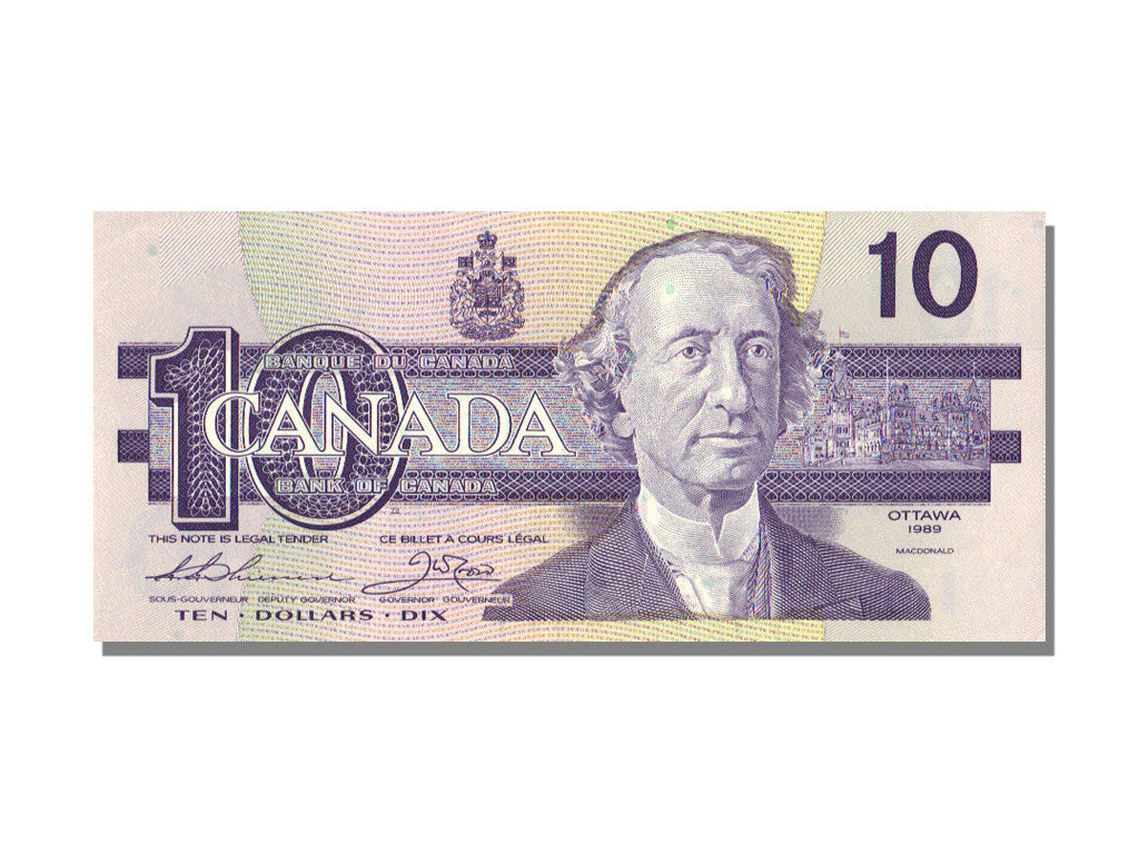 Canada, 10 Dollars, 1989, UNC(65-70)