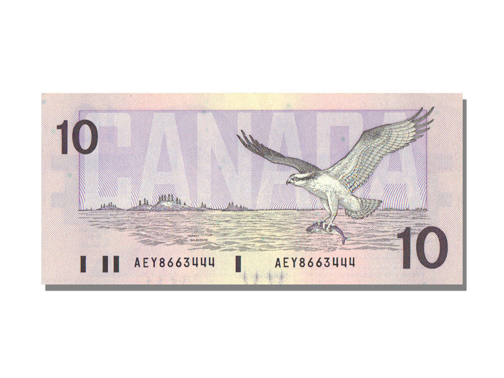 Canada, 10 Dollars, 1989, UNC(65-70)