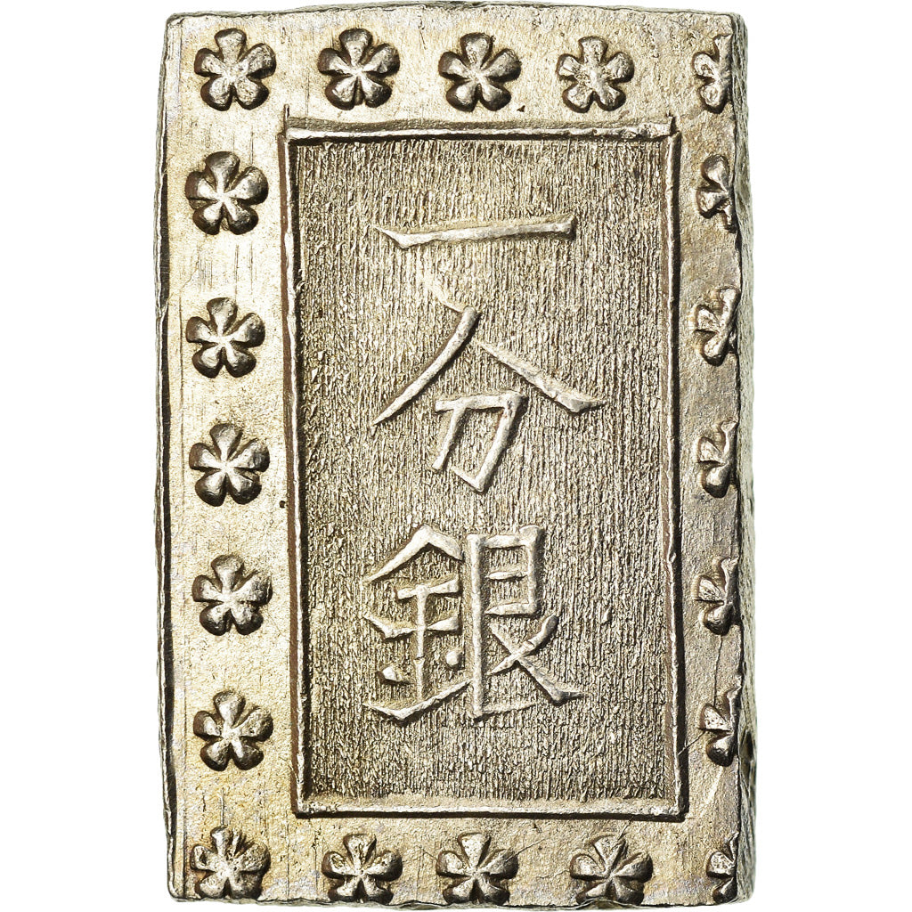 Coin, Japan, Bu, Ichibu, 1859-1868, MS(63), Silver, KM:16a