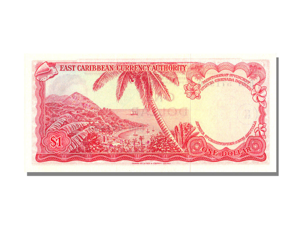 East Caribbean States, 1 Dollar, KM #13k, UNC(65-70), B90