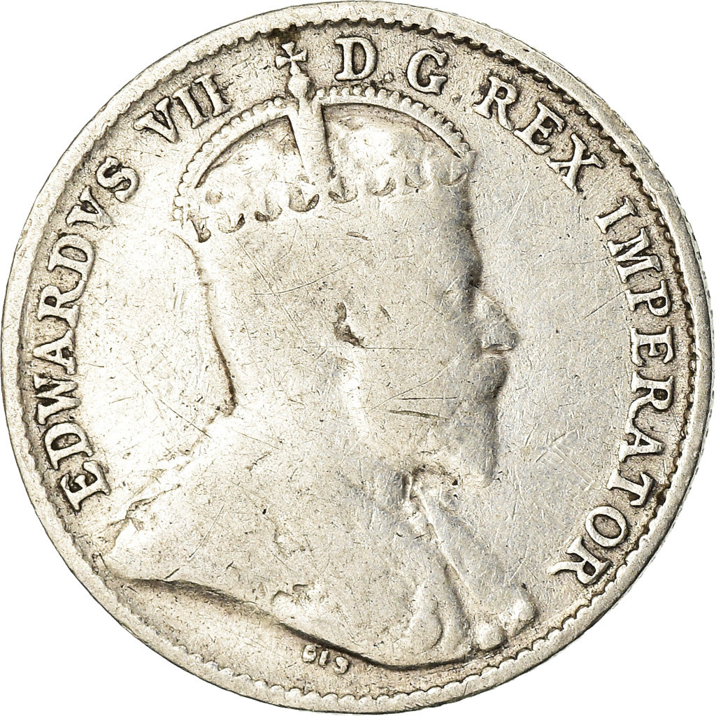 Monnaie, NEWFOUNDLAND, 5 Cents, 1908, TB, Argent, KM:7