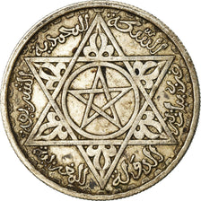 Coin, Morocco, Mohammed V, 100 Francs, 1953, Paris, EF(40-45), Silver, KM:52