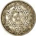 Coin, Morocco, Mohammed V, 100 Francs, 1953, Paris, EF(40-45), Silver, KM:52