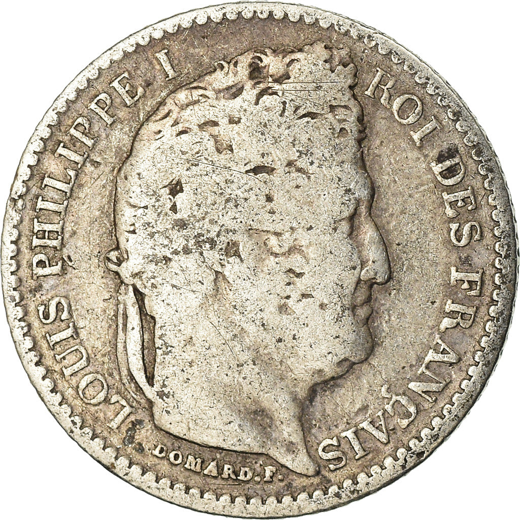 Coin, France, Louis-Philippe, 25 Centimes, 1847, Paris, F(12-15), Silver