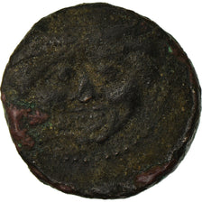 Moneta, Sycylia, Kamarina, Tetras, 420-405 BC, VF(20-25), Bronze, HGC:2-546