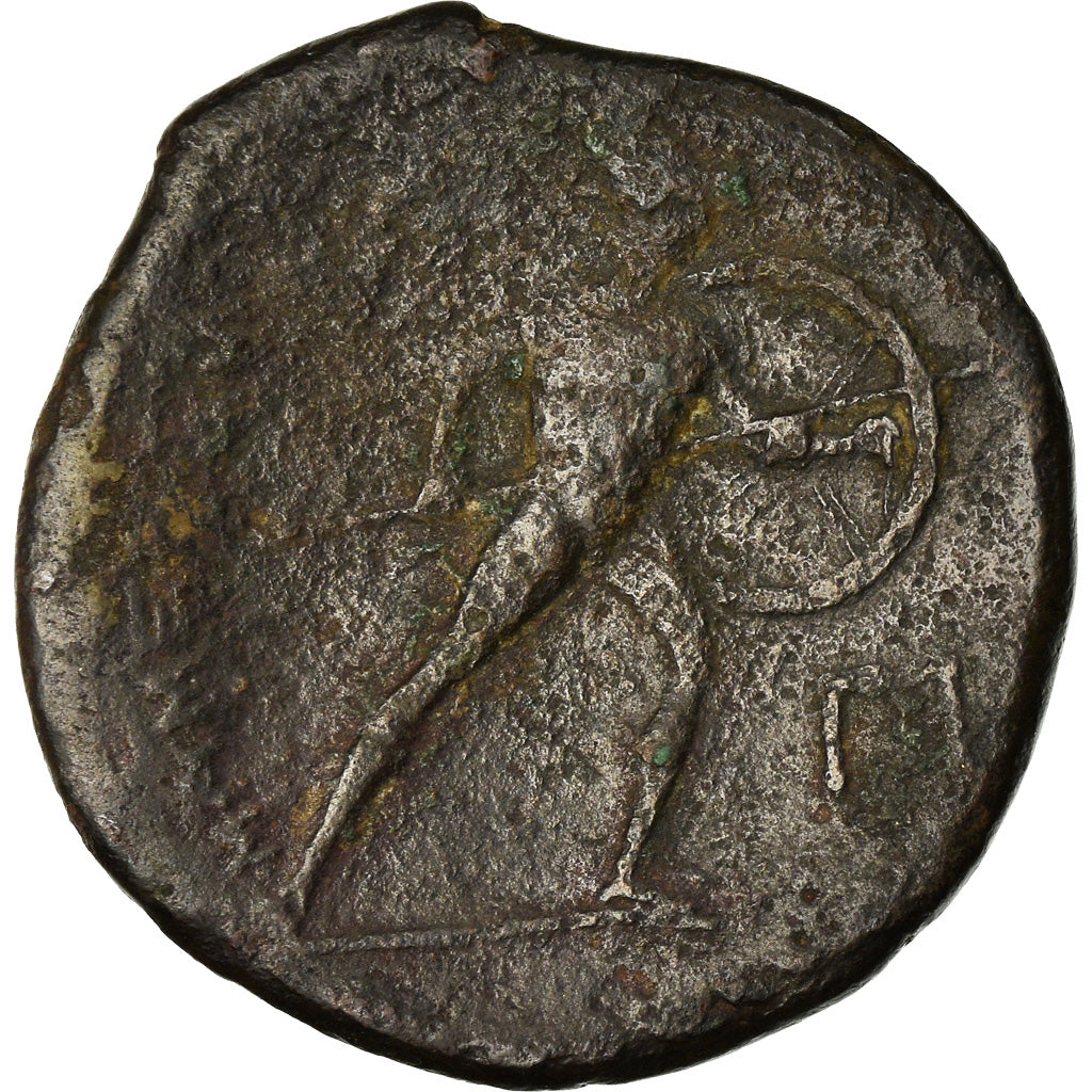 Coin, Sicily, Messana, Mamertini, Pentonkion, 211-208 BC, VF(20-25), Bronze