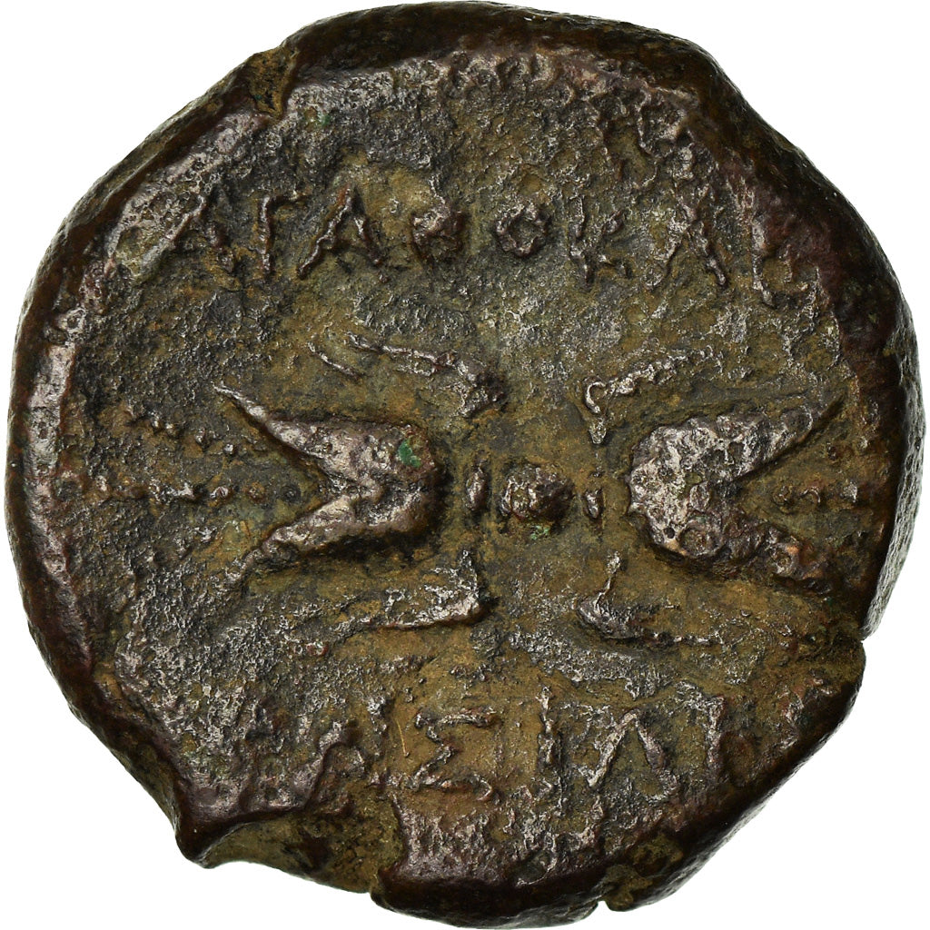 Coin, Sicily, Syracuse, Agathokles, Bronze Æ, 304-289 BC, VF(20-25), Bronze