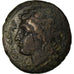 Monnaie, Sicile, Syracuse, Hiketas II, Hemilitron, 287-278 BC, TB, Bronze