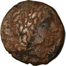 Monnaie, Sicile, Syracuse, Hiketas II, Hemilitron, 287-278 BC, TB+, Bronze
