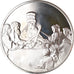 France, Medal, Peinture, Rembrandt, Le Serment des Bataves, MS(65-70), Silver