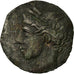 Monnaie, Sardaigne, Révolte lybienne, Shekel, 241-238 BC, TTB, Bronze