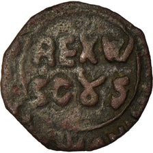 Coin, Italy, SICILY, William II, 1/2 Follaro, 1166-1189, Messina, VF(30-35)