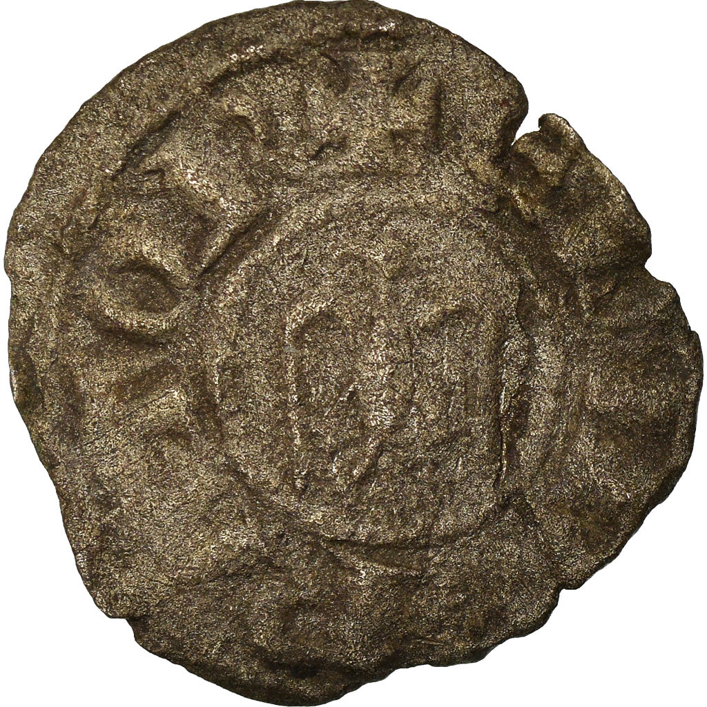Monnaie, Italie, SICILY, Enrico VI, Denaro, 1194-1197, Messina, TB+, Billon