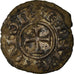 Coin, Italy, SICILY, Enrico VI, Denaro, 1194-1197, Messina, VF(30-35), Billon