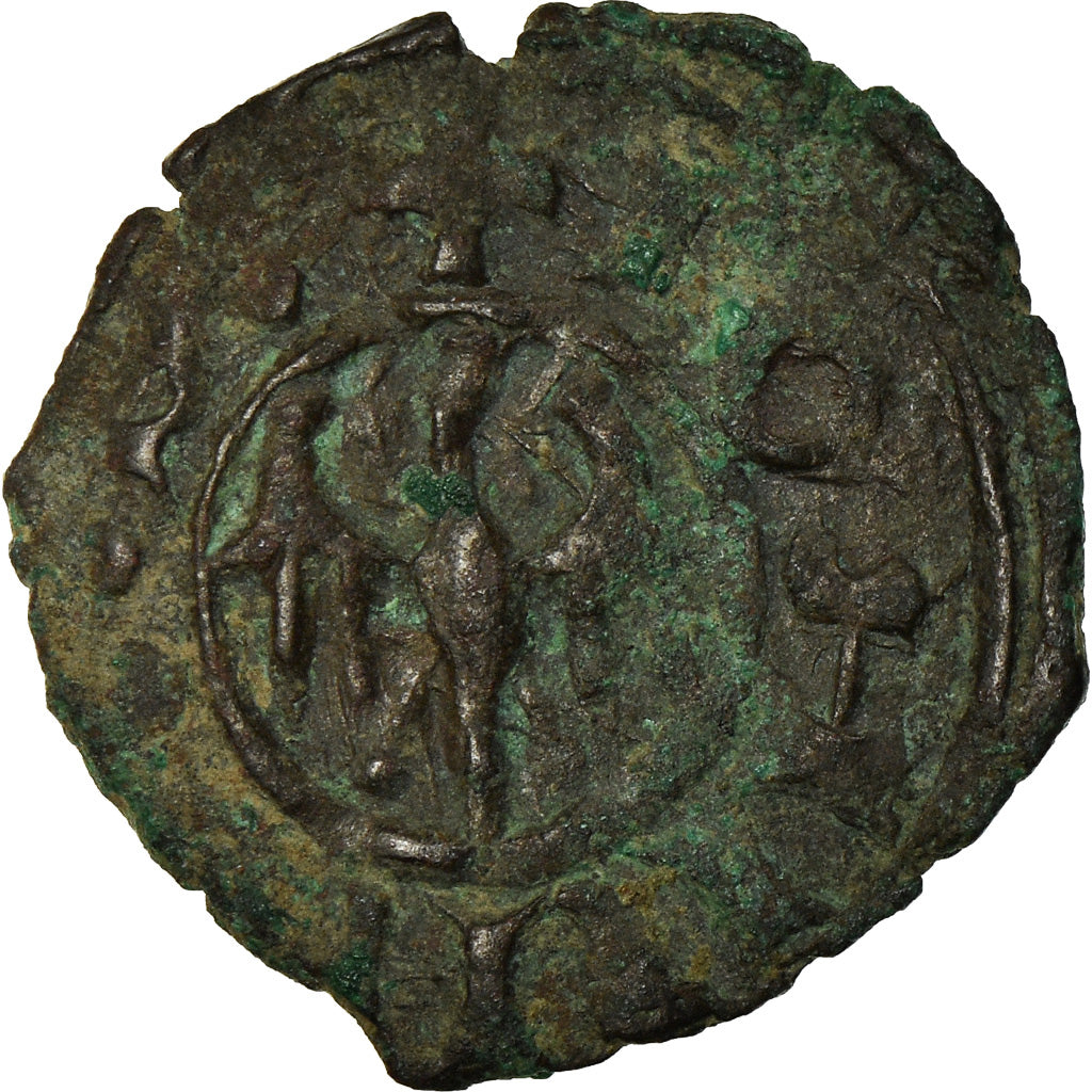 Moneta, Italia, SICILY, Joan II, Denaro, 1416-1458, MB+, Biglione