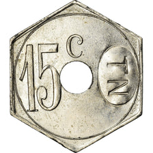 Münze, Frankreich, Tramways, Nantes, 15 Centimes, SS+, Nickel plated zinc