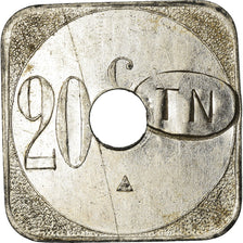 Münze, Frankreich, Tramways, Nantes, 20 Centimes, SS+, Nickel plated zinc