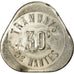 Münze, Frankreich, Tramways, Nantes, 30 Centimes, VZ, Nickel plated zinc