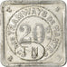 Coin, France, Compagnie des Tramways, Nantes, 20 Centimes, EF(40-45), Aluminium
