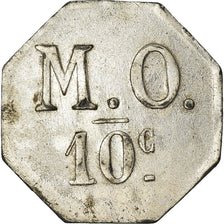 Moneta, Francia, Messageries de l'Ouest, Nantes, 10 Centimes, SPL-, Nickel