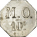 Moneta, Francia, Messageries de l'Ouest, Nantes, 10 Centimes, SPL-, Nickel