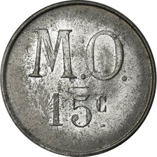 Moneda, Francia, Messageries de l'Ouest, Nantes, 15 Centimes, MBC+, Nickel