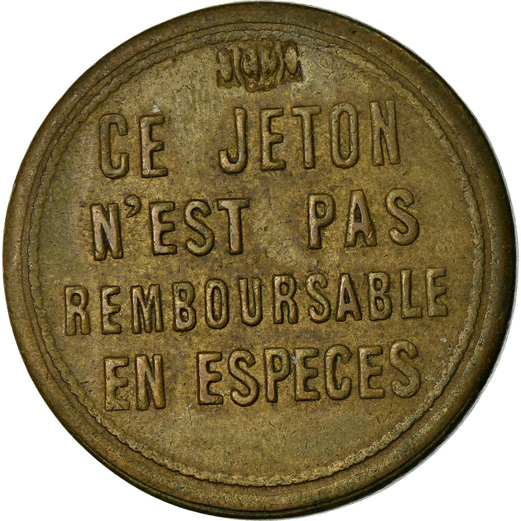Coin, France, Omnibus Tramways de Lyon, Lyon, 25 Centimes, 1920, AU(50-53)