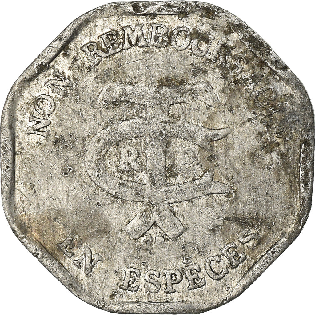 Münze, Frankreich, Transport en Commun Région Parisienne, Paris, 20 Centimes