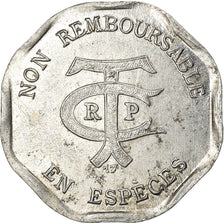 Coin, France, Transport en Commun Région Parisienne, Paris, 20 Centimes