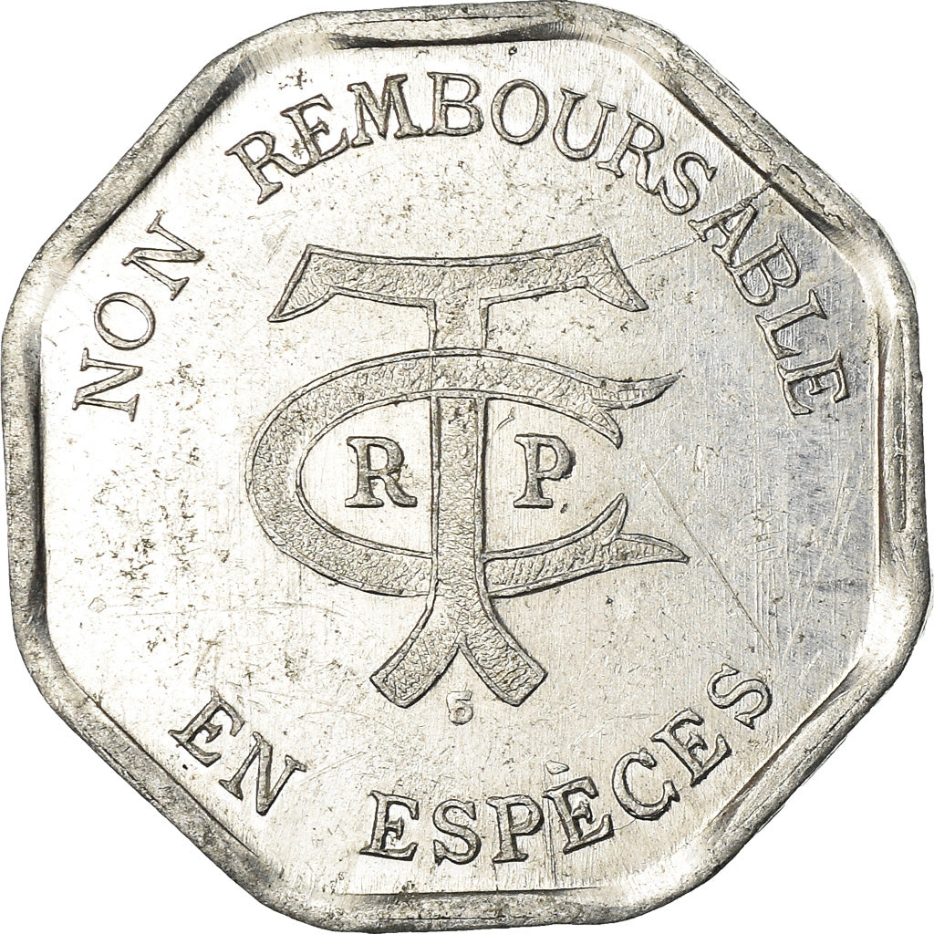 Coin, France, Transport en Commun Région Parisienne, Paris, 20 Centimes