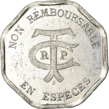 Coin, France, Transport en Commun Région Parisienne, Paris, 20 Centimes